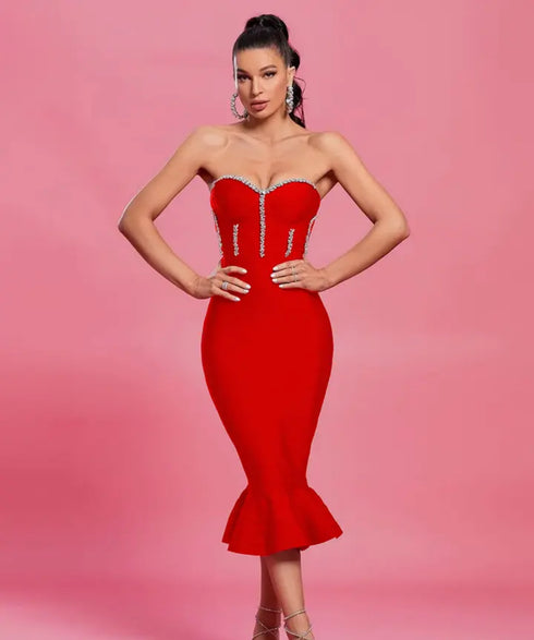 VESTIDO BANDAGE ND5534C