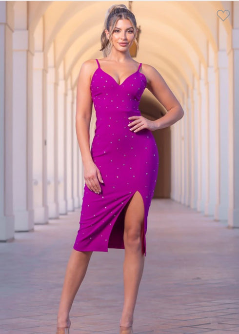 VESTIDO CON PIEDRAS ZD48610