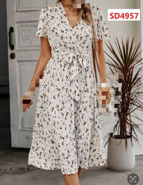 VESTIDO CON CINTO SD4957