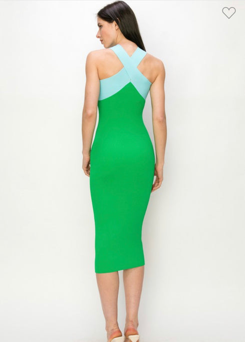 VESTIDO CRUZADO IDK8637