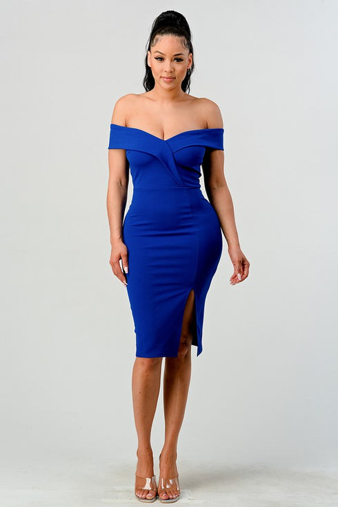 VESTIDO DETALLE EN PIERNA D94386