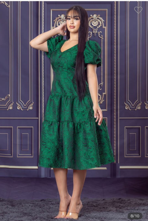 VESTIDO CUELLO V ZD48656