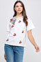 BLUSA CEREZA CON PERLAS LP30204