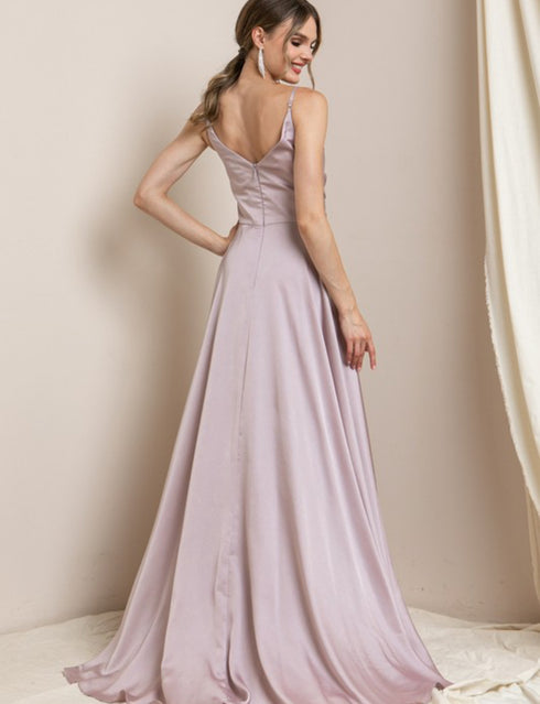 VESTIDO SATIN W19517-1