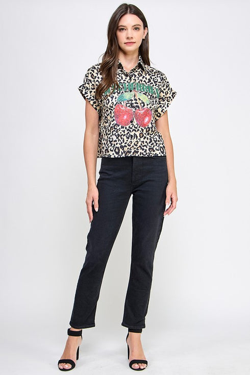 BLUSA CEREZA PRINT JJ40027-1