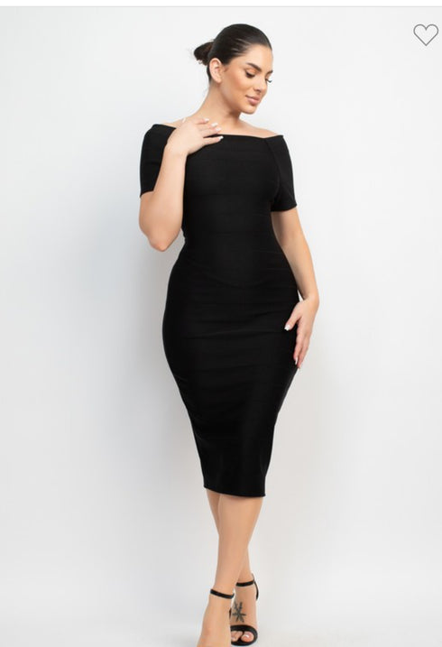 VESTIDO BANDAGE HMD10203HRB