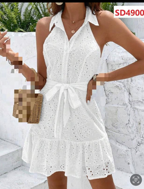 VESTIDO DE ENCAJE SD4900