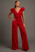 PALAZZO RUFFLE PJ11184N-W-J1