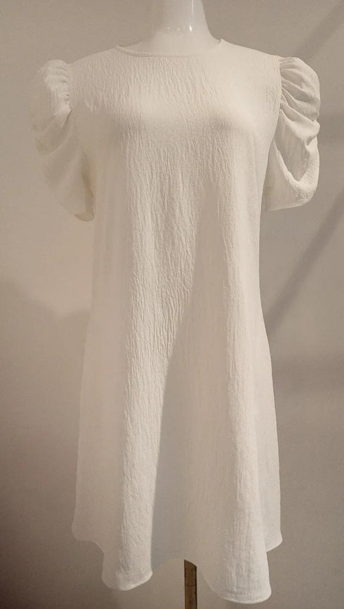 VESTIDO MANGA PUFF DP5819