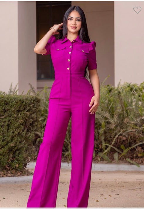 PALAZZO CON BOTONES ZR-52196