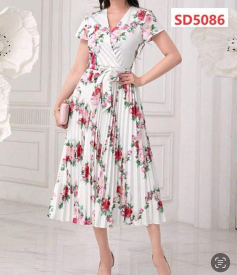 VESTIDO PLIZADO SD5086