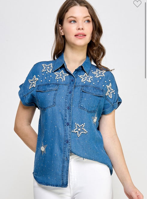 BLUSA DE ESTRELLA JJ3626
