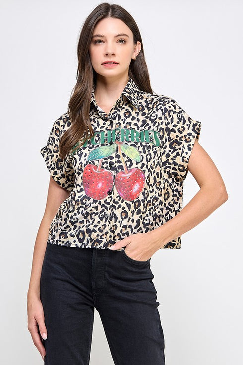 BLUSA CEREZA PRINT JJ40027-1