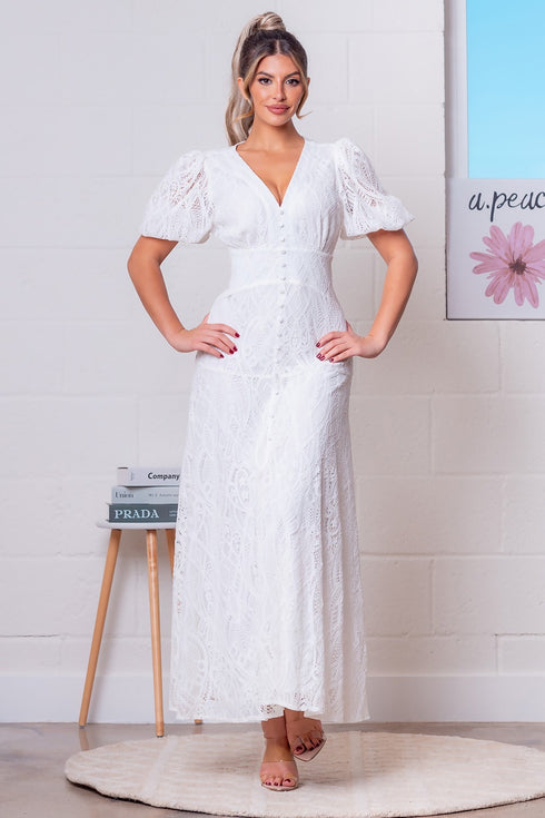 VESTIDO DE ENCAJE ZD48890