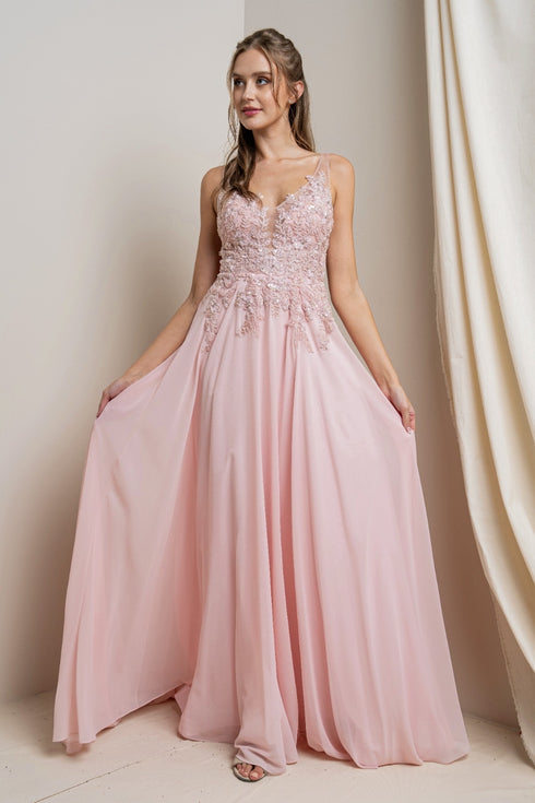 VESTIDO DE GALA W21144