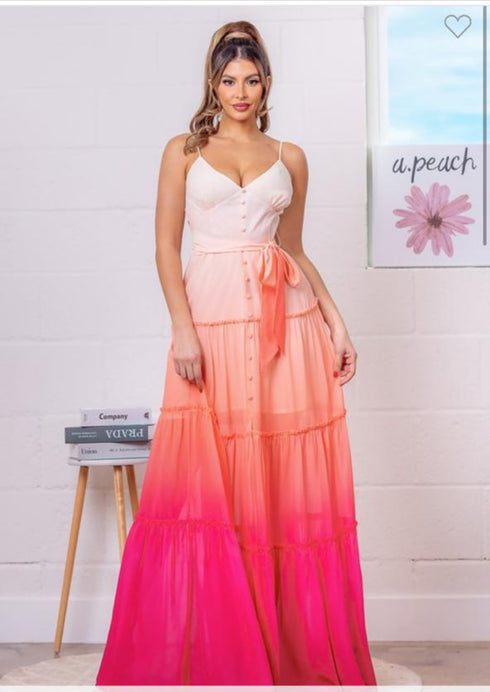 VESTIDO CON DEGRADO PD20162