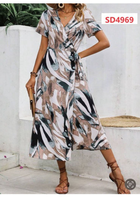 VESTIDO DETALLE EN CINTURA SD4969