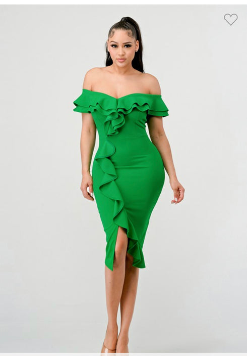 VESTIDO CON OLANES 94728