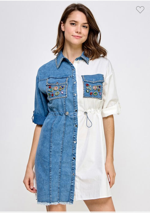 VESTIDO DENIM LOP9131