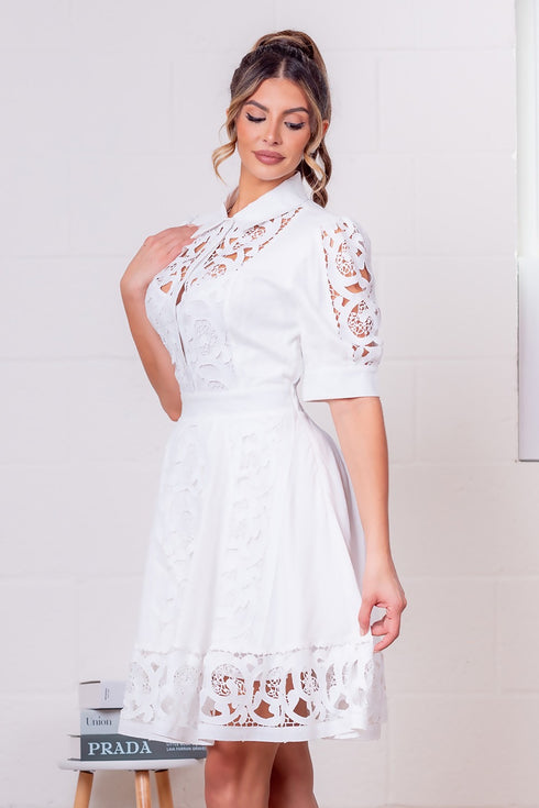 VESTIDO DE ENCAJE AD9136