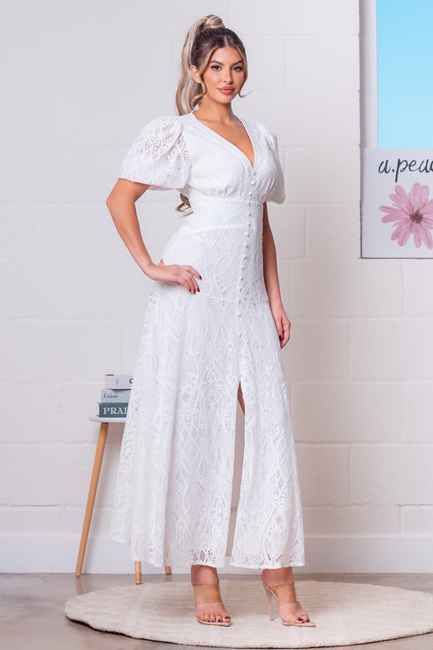 VESTIDO DE ENCAJE ZD48890