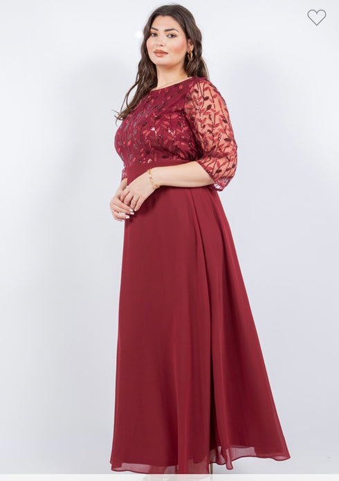 VESTIDO MANGA LARGA MG8194