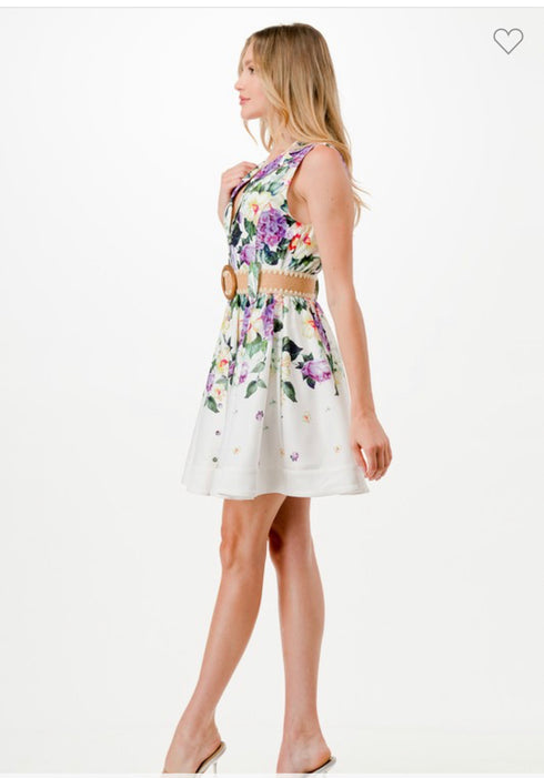 VESTIDO CON CINTO LD5310