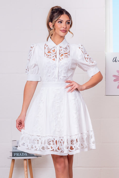 VESTIDO DE ENCAJE AD9136