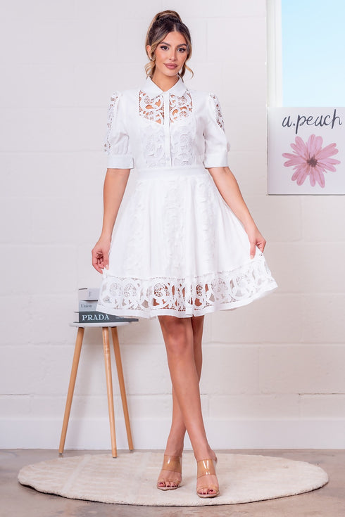 VESTIDO DE ENCAJE AD9136