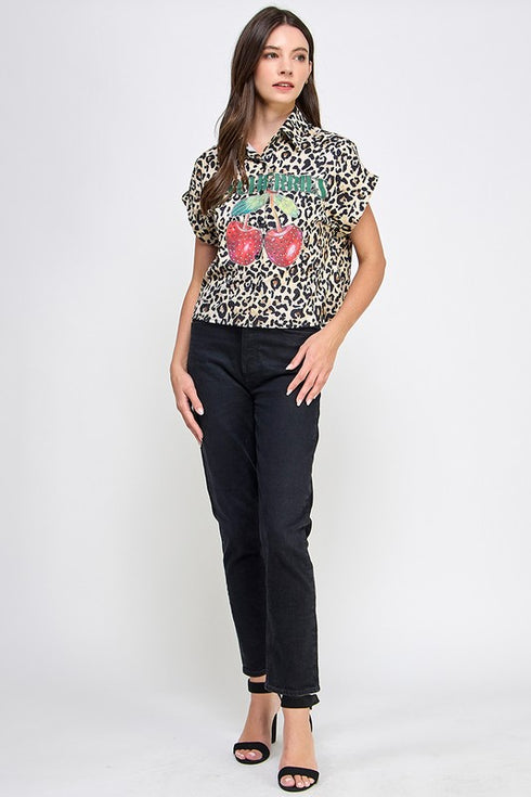 BLUSA CEREZA PRINT JJ40027-1