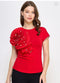 BLUSA CON FLOR JJ10055