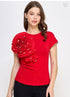 BLUSA CON FLOR JJ10055