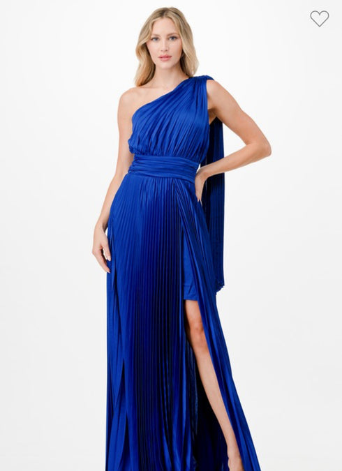 VESTIDO PLIZADO LD5396