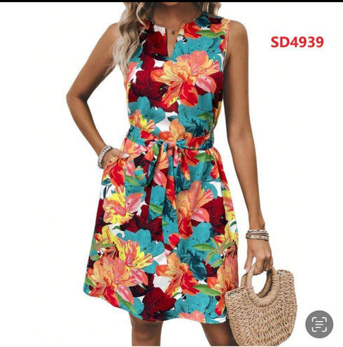 VESTIDO FLOREADO SD4939