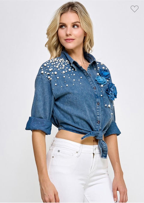 BLUSA CON PERLAS LP9142