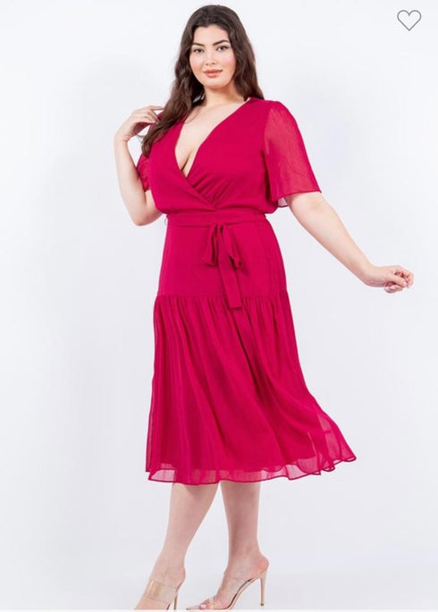 VESTIDO DETALLE EN CINTURA MG1365