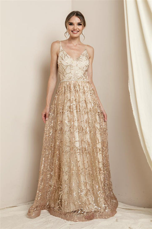 VESTIDO DE GALA M21257