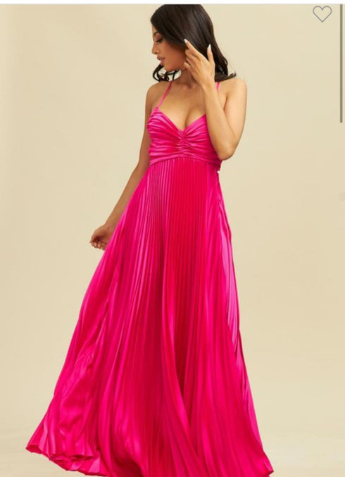 VESTIDO PLIZADO LD8723