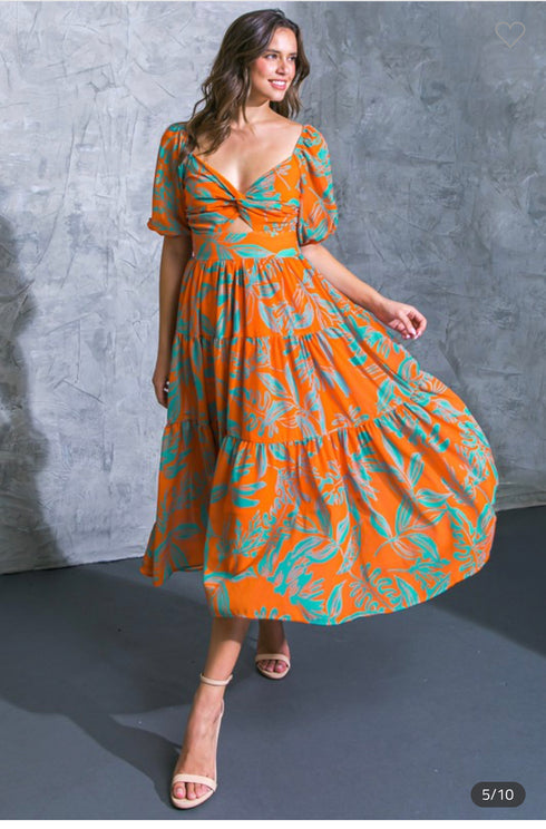 VESTIDO DETALLE EN CINTURA ID19513