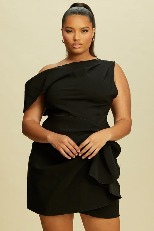 VESTIDO DETALLE EN CINTURA X-LD10852