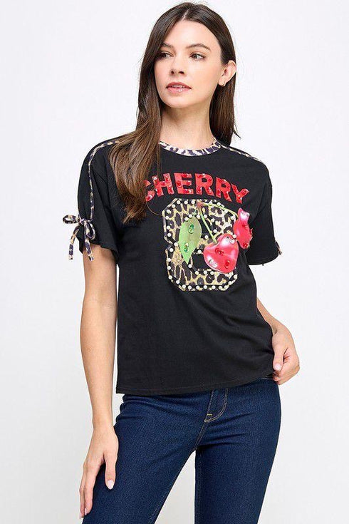 BLUSA PRINT CEREZA LP30241