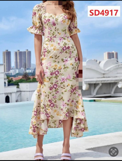 VESTIDO FLOREADO SD4917