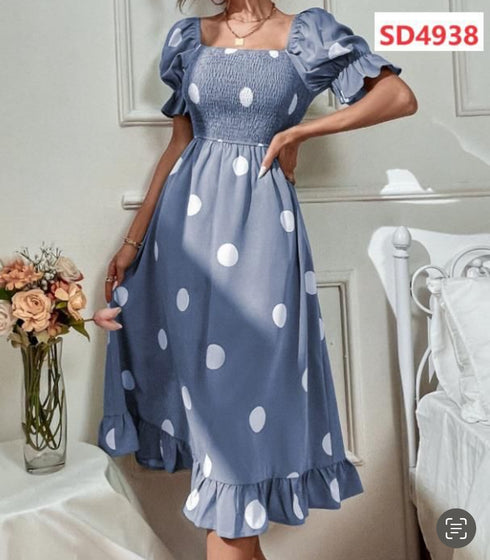 VESTIDO DE LUNARES SD4938