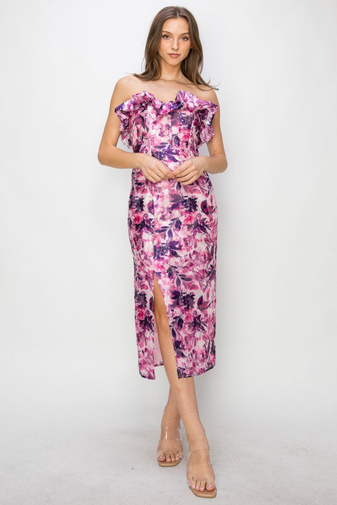 VESTIDO ESTRAPLE 3213