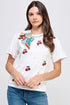 BLUSA CEREZA CON PERLAS LP30204