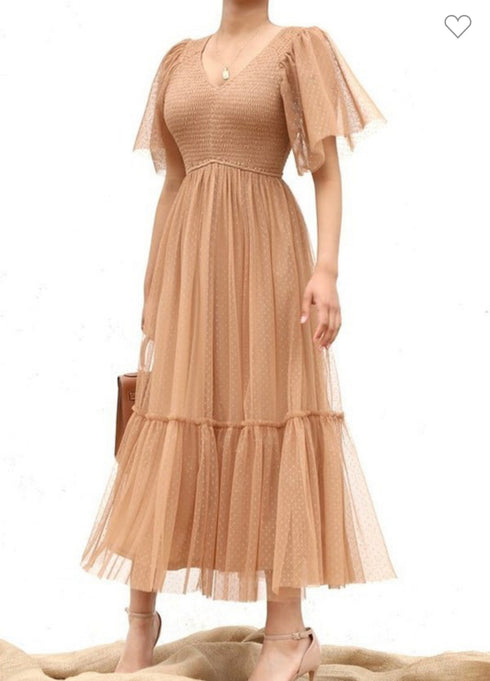 VESTIDO CON MANGAS DD4650