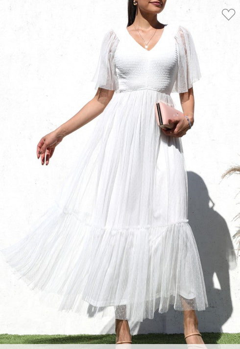 VESTIDO RUFFLE DD4650