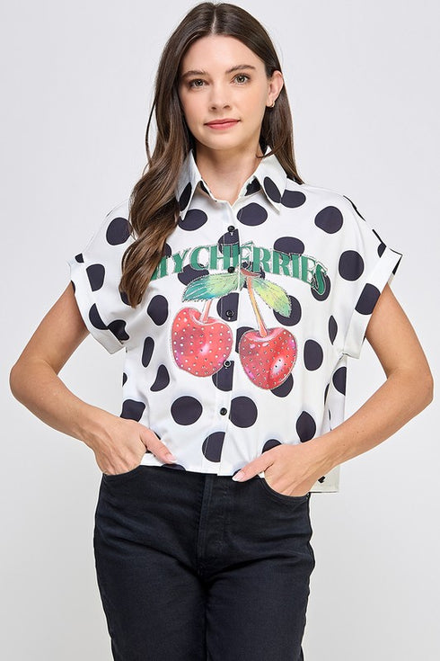 BLUSA CEREZA PRINT JJ40027-1