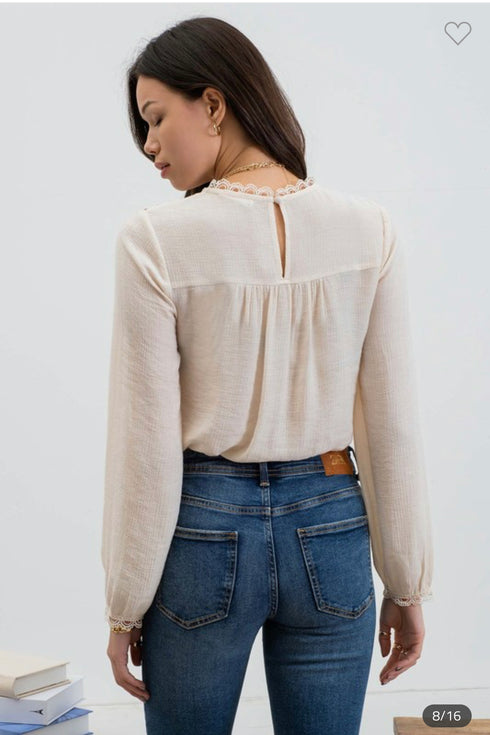 BLUSA MANGA LARGA TB8421