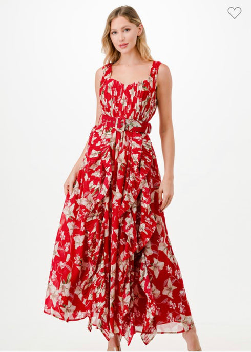 VESTIDO CON CINTO LD5319